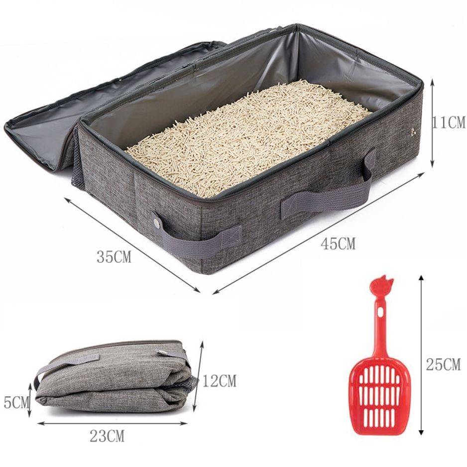 Reis Kattenbak Opvouwbaar en Waterdicht | Perfect voor onderweg